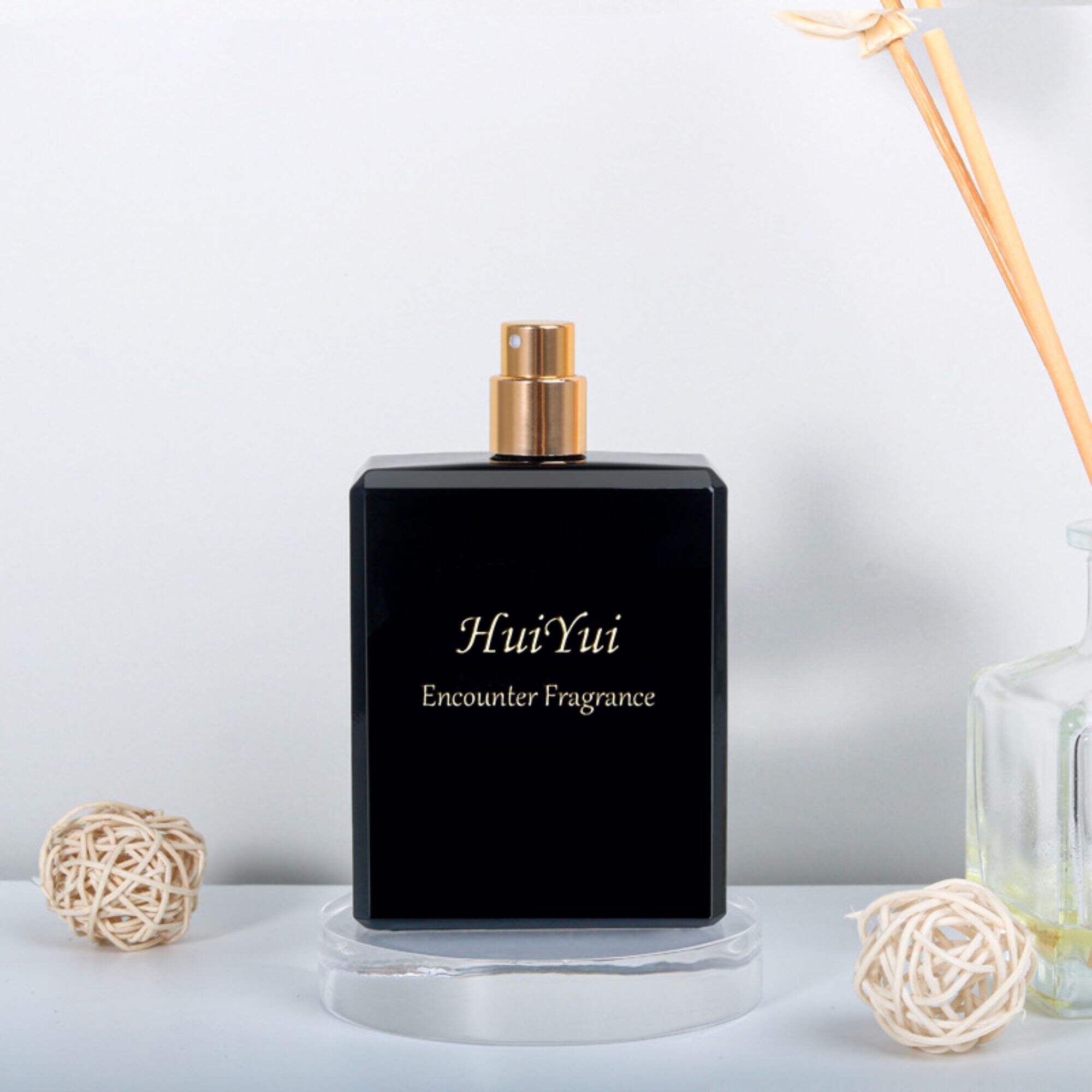 Klassische schwarze Parfümflasche Leere Vintage-Parfümflaschen HY-218