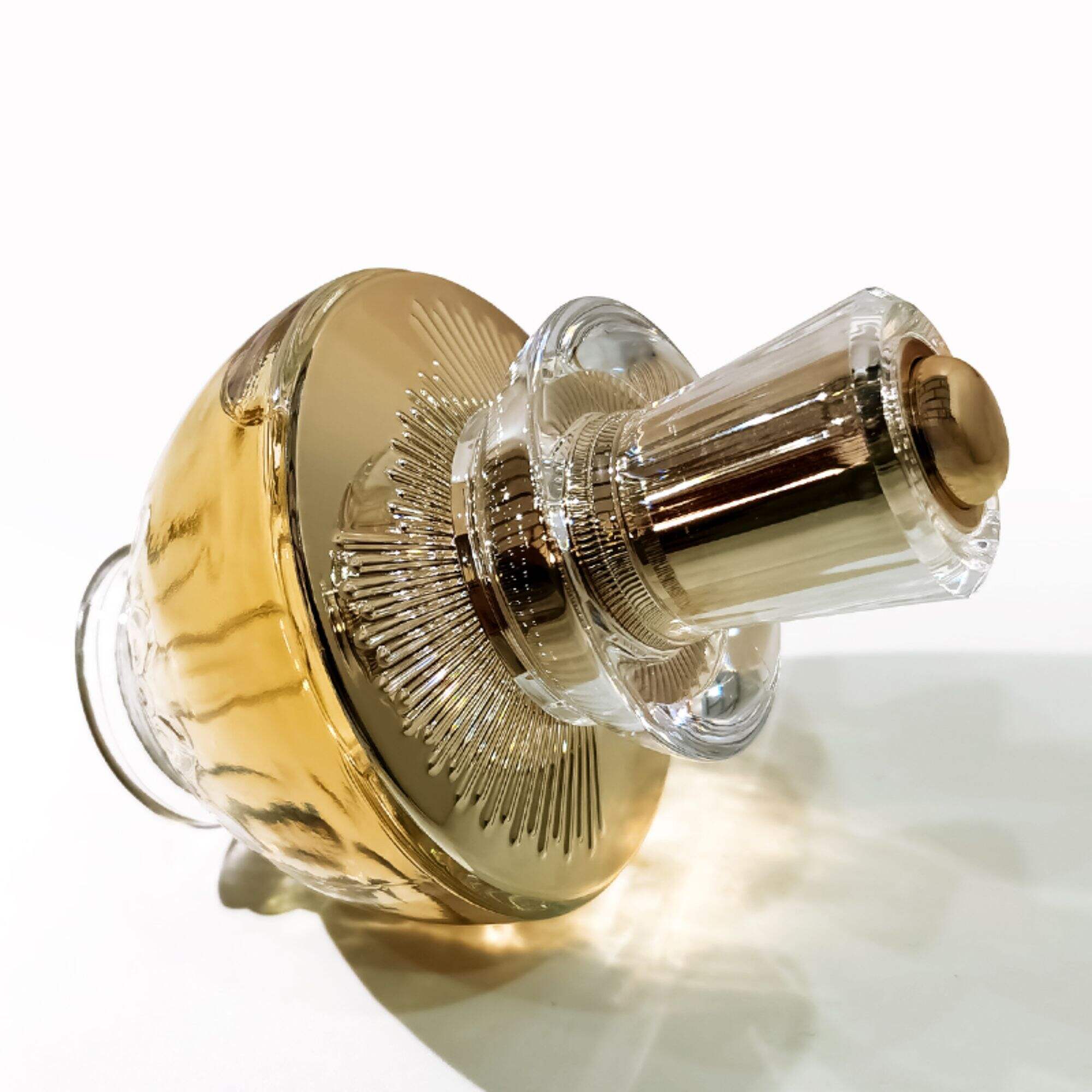 Klassische transparente Tropfenflasche für ätherisches Öl mit retro Luxus HY-1842