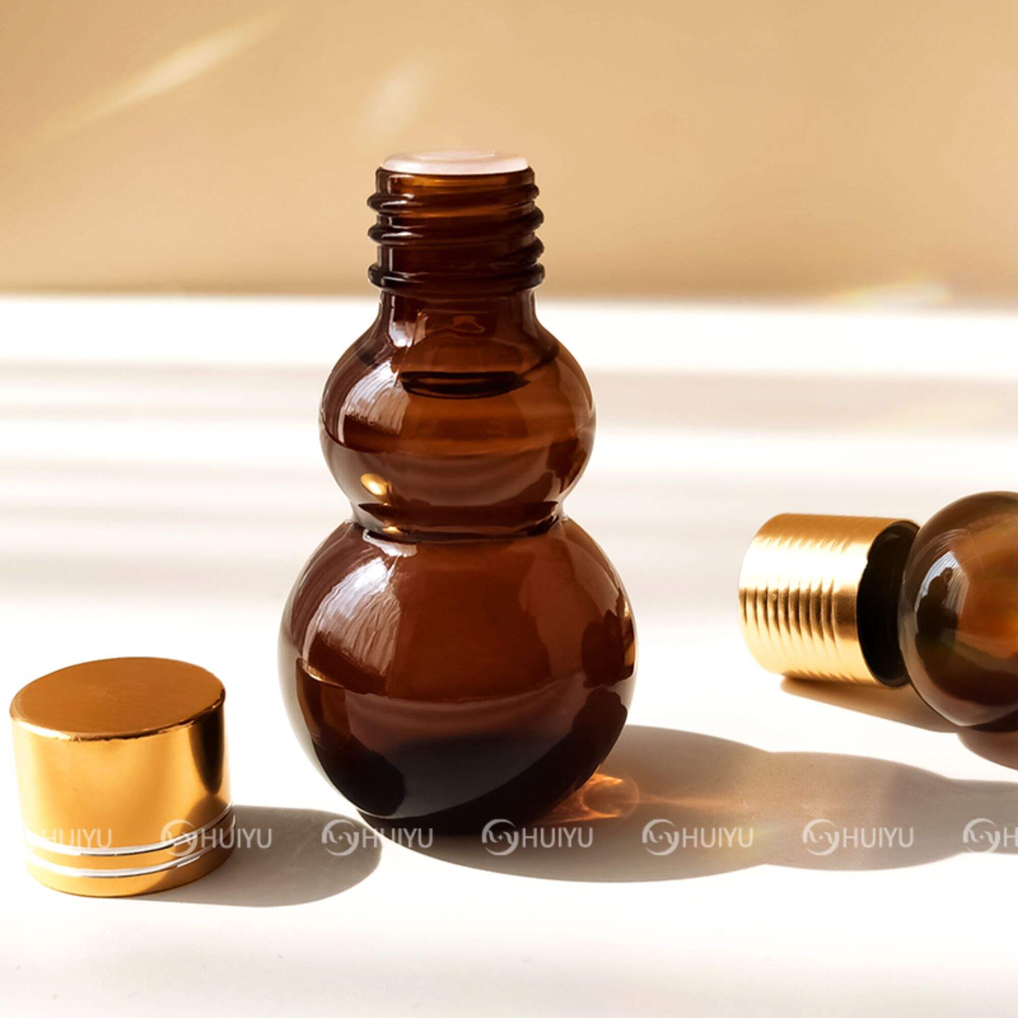 Kürbisförmige Glasflasche 20ml kreative Anpassung HY-1841