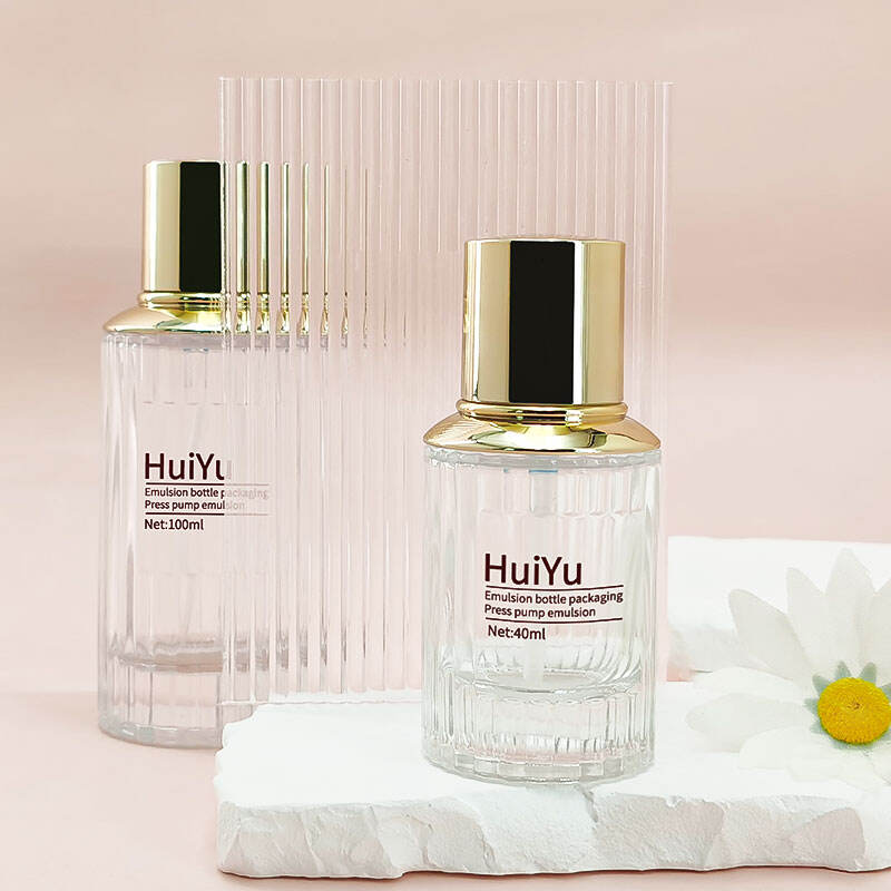 Hot selling product emulsion bottle face cream jar cosmetic set HY-2395