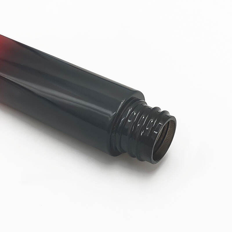 Black red gradient lipstick tube  8186