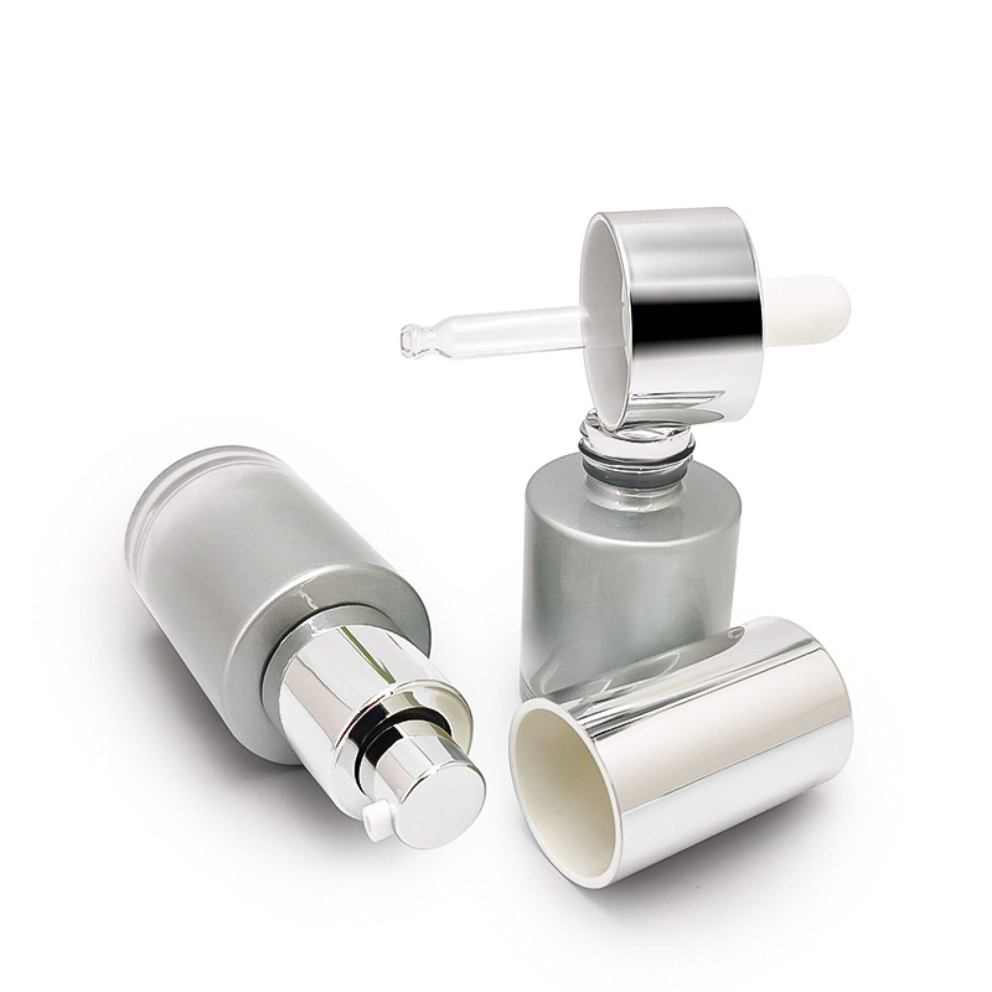 Luxuriöse Glasflasche 30Ml 20Ml Vergoldete Glas Kosmetikbehälter HY-1838