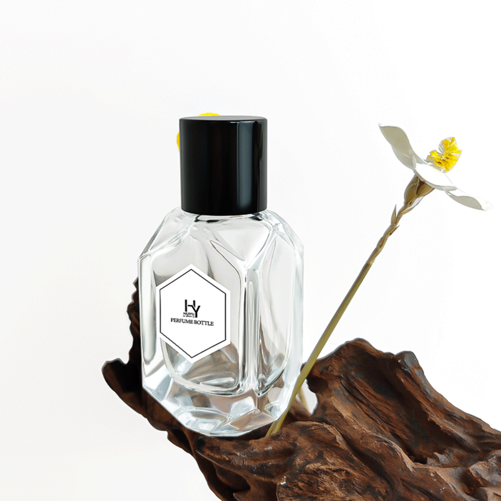 Maßgeschneiderte 25ml Parfümflasche Unregelmäßige leere Parfümflaschen HY-P307