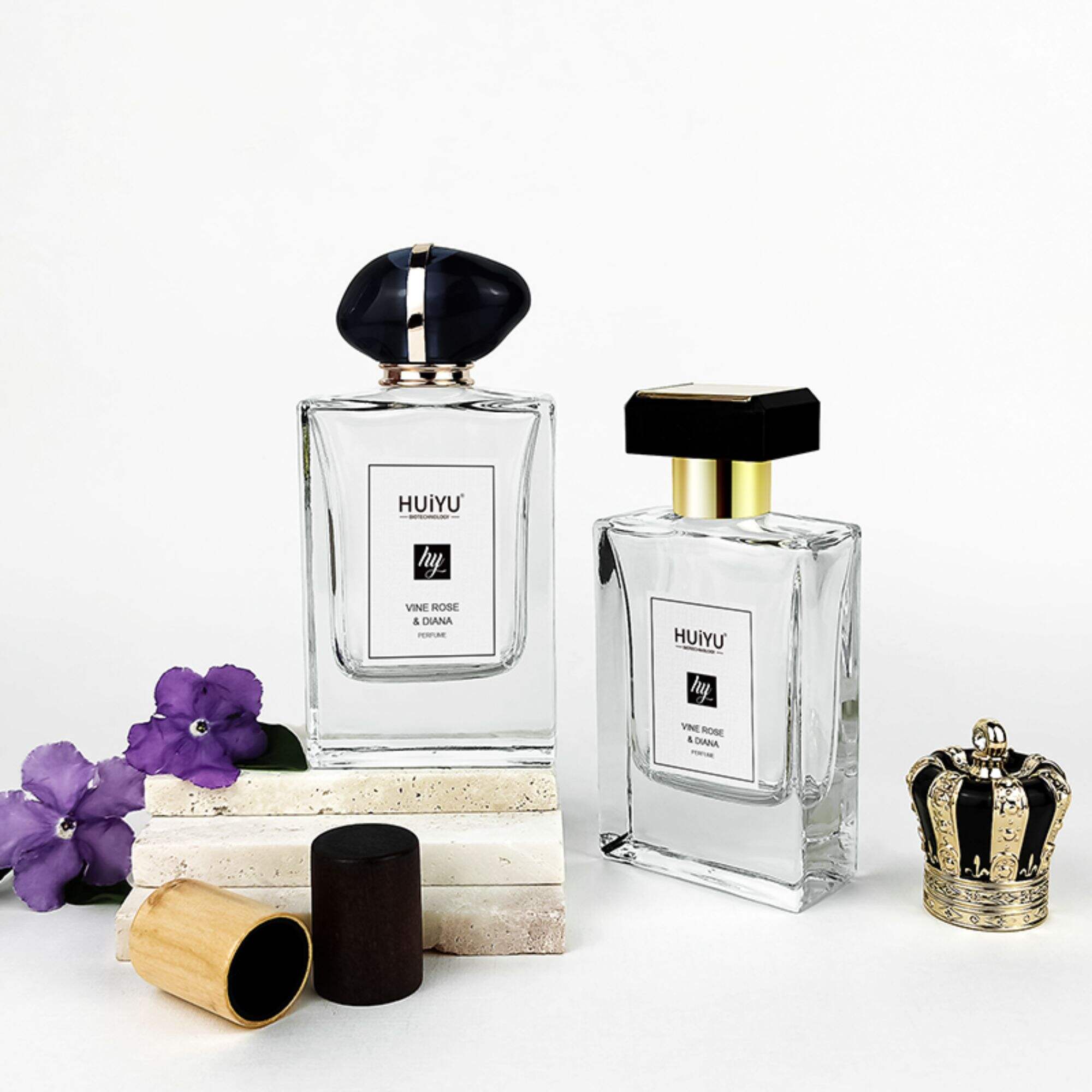 Nachfüllbares Ästhetisches Parfumfläschchen Parfum Glasflaschen HY-P324
