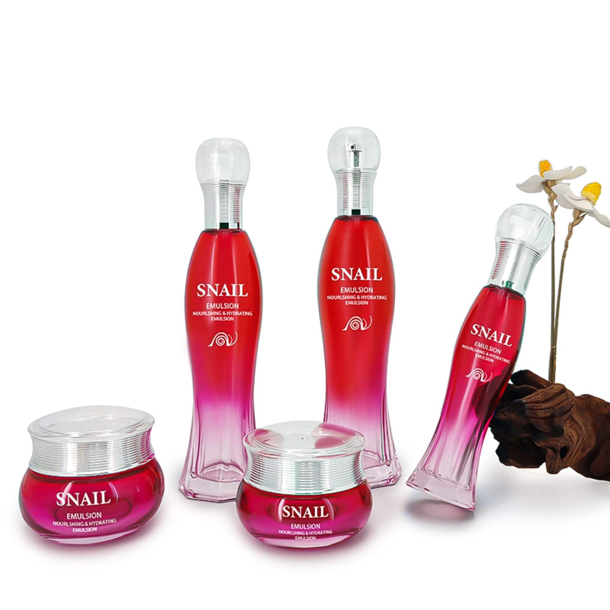 Luxury Round Waist Square Skincare Packaging HY-2322