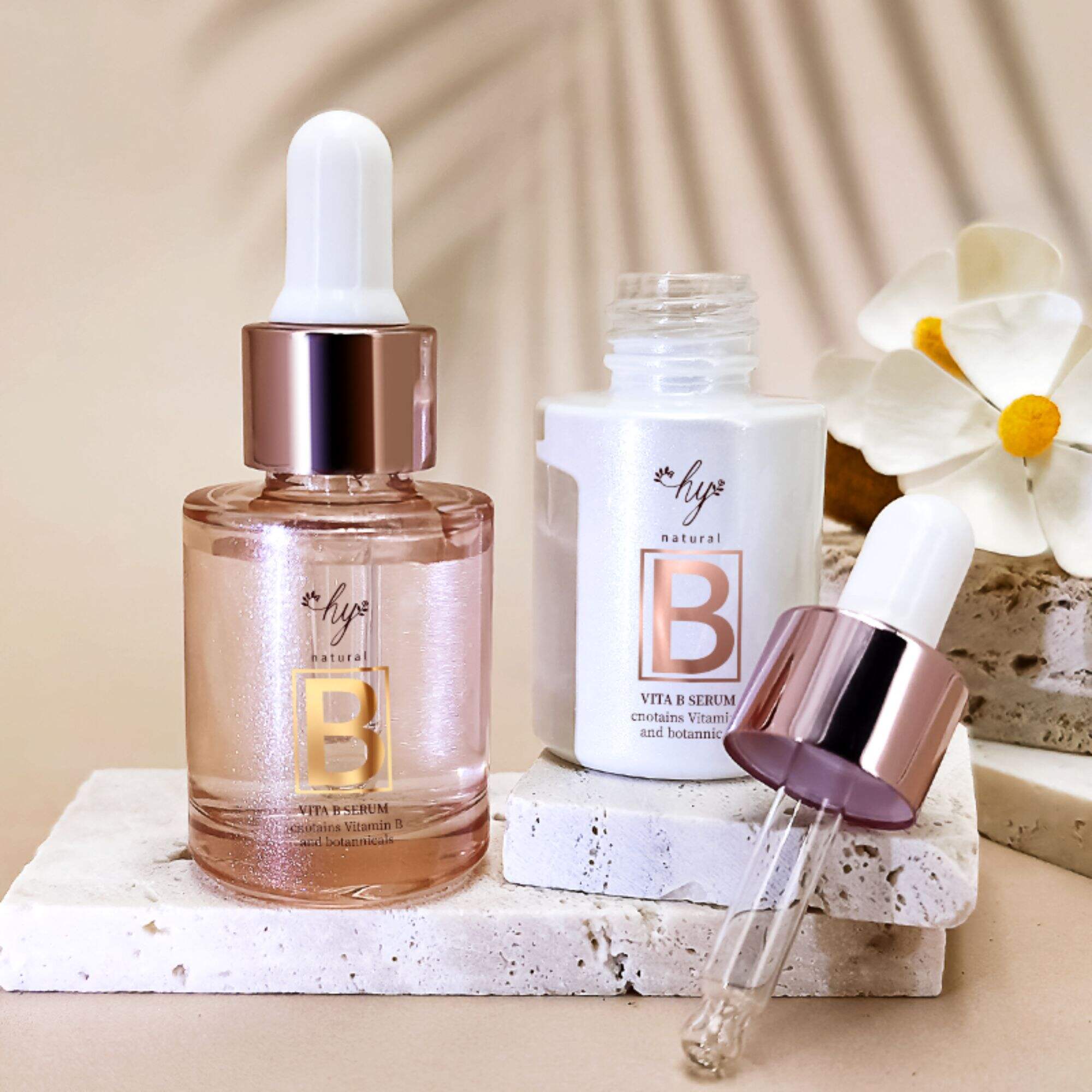 Luxury Cylinder Glass Bottle Cosmetic 15ML transparent Face Dropper Glass Bottle HY-F010