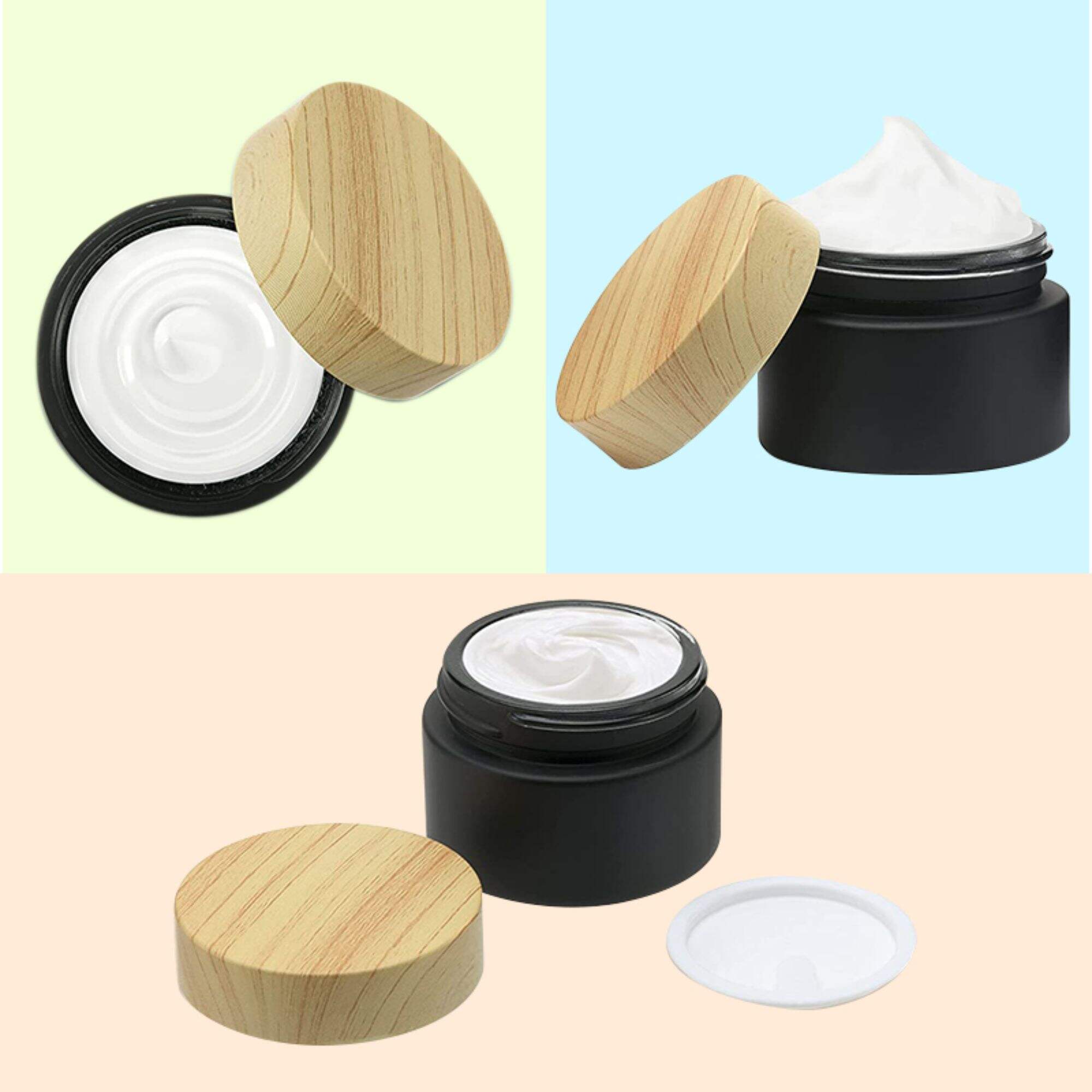 Basisstil Kosmetikglasdose HY-1801