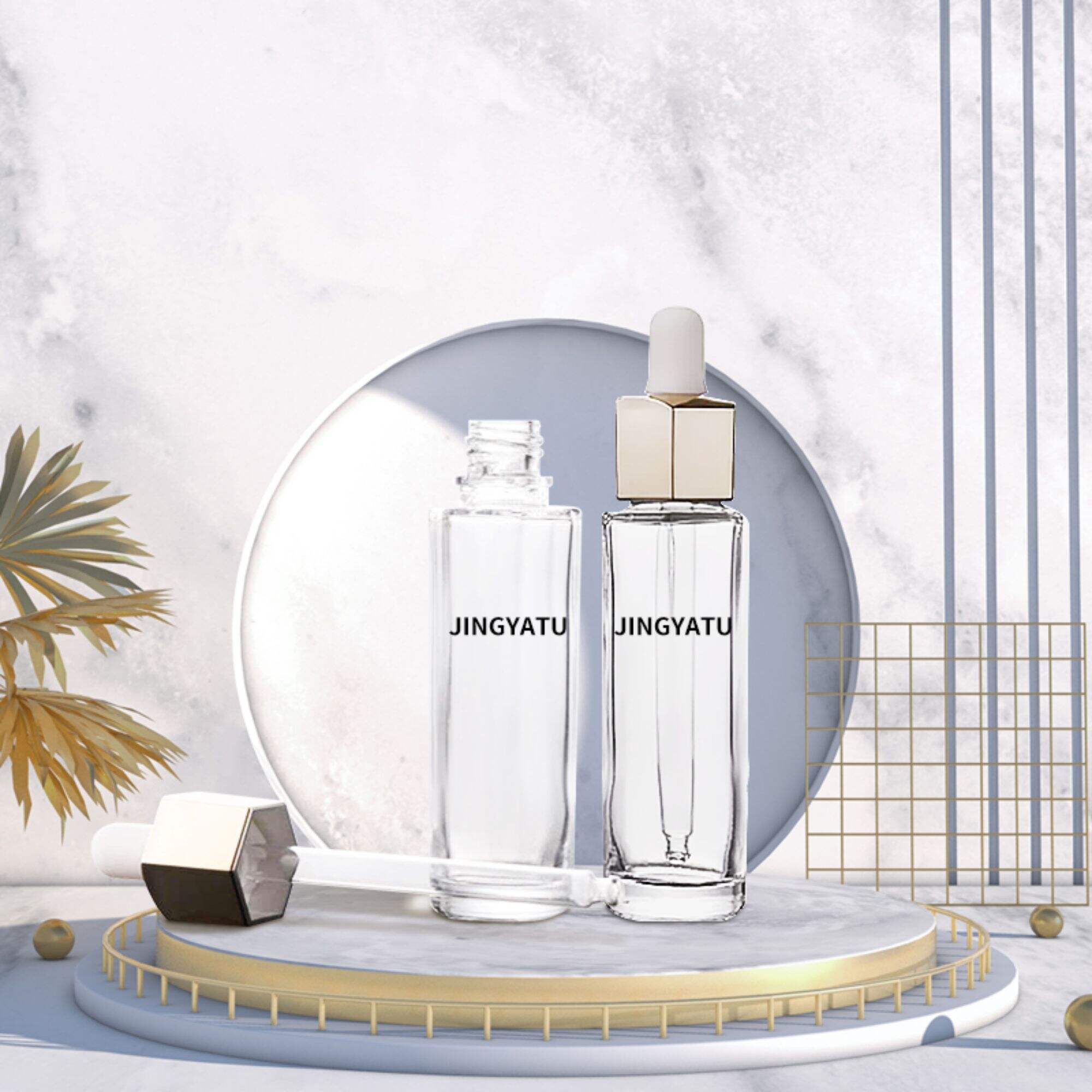 Sechseckige Form Haaröl-Skin-Care-Verpackung HY-1829