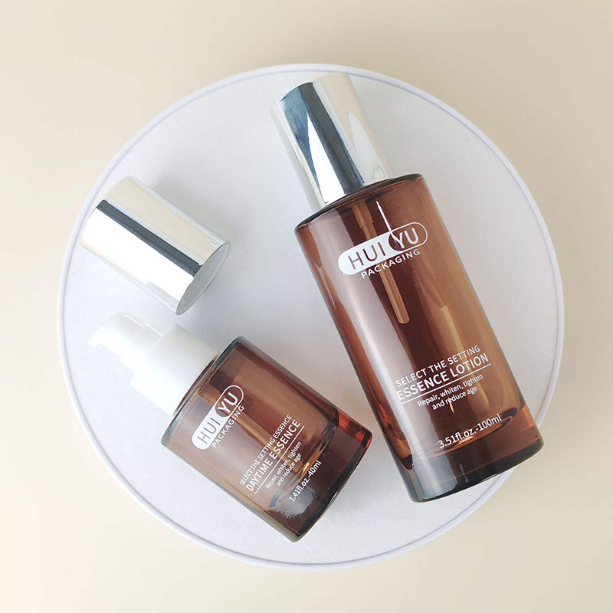 Skin care packaging containers luxury toner bottle set HY-2399