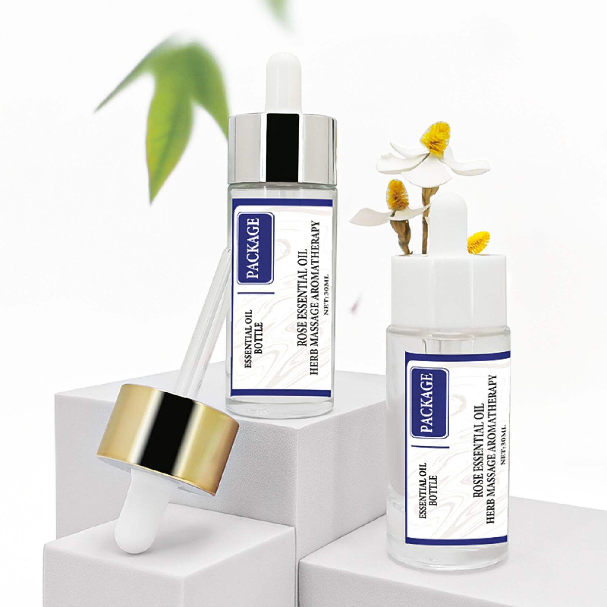 Neues Design 30ML Glas Essential Oil Flasche HY-255