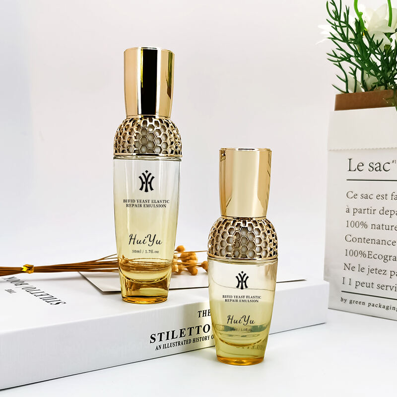 New product gold empty Skin care cosmetic set HY-2372