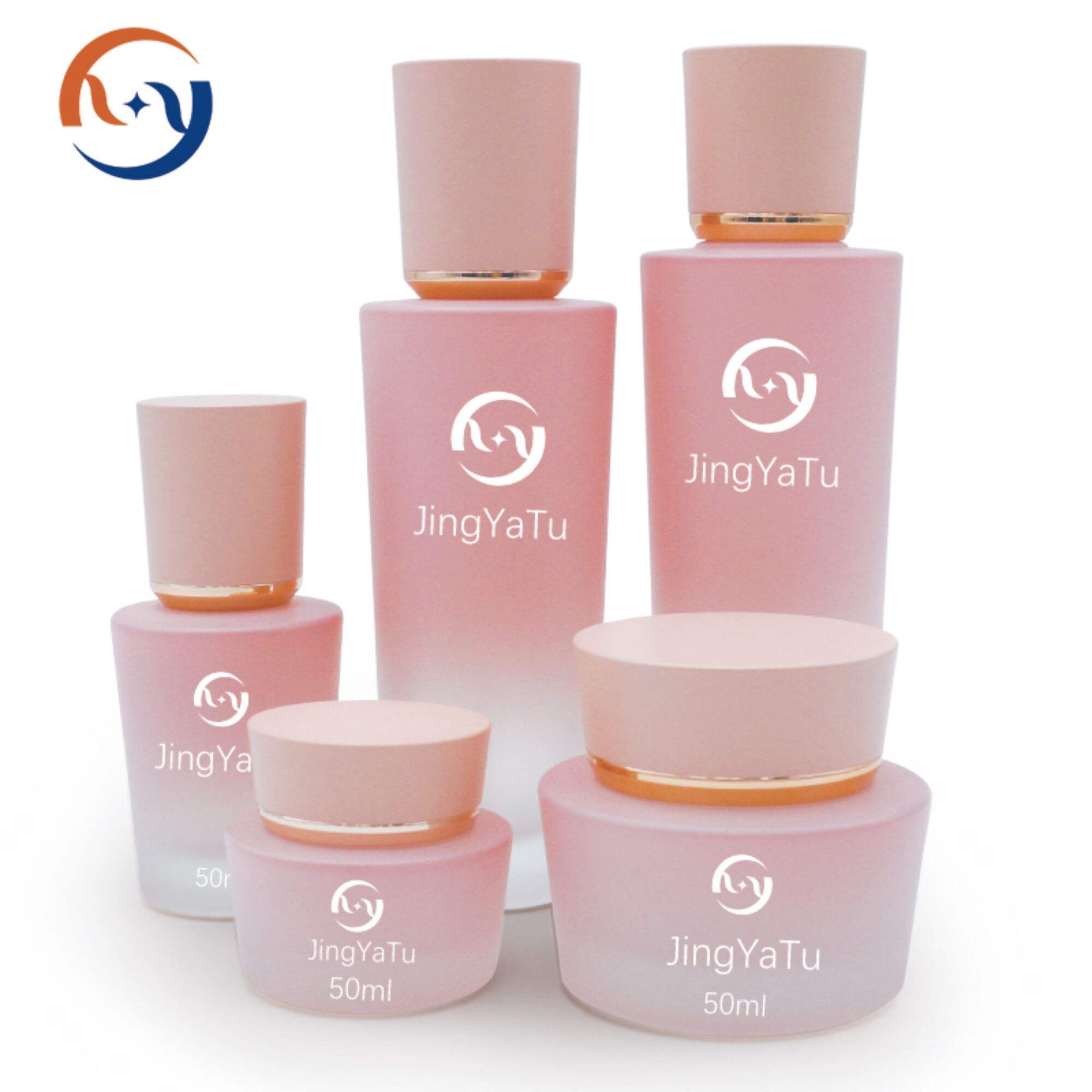Kosmetik maßgeschneiderte Verpackung Hautpflegeöl Glasflaschen Set HY-2361