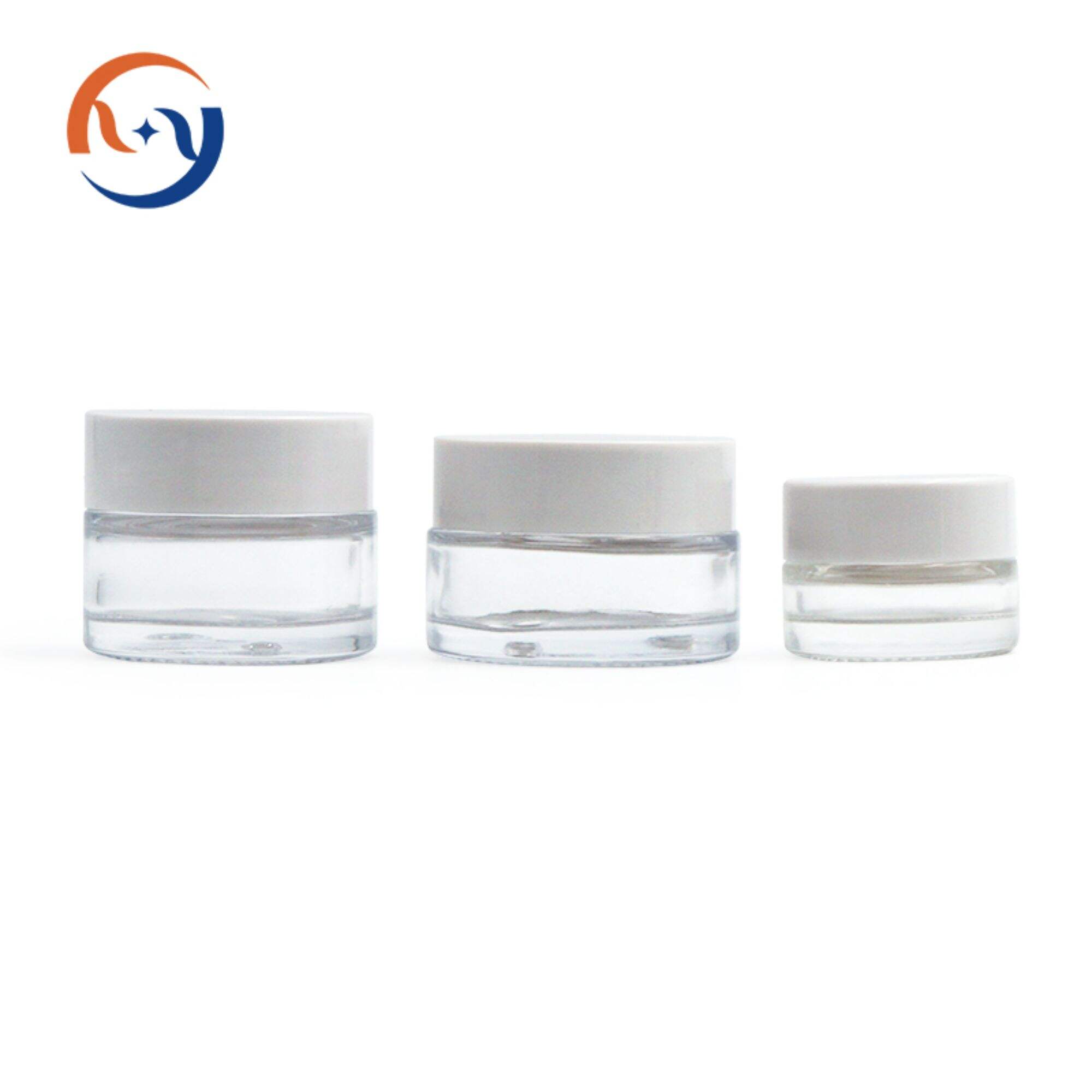 Hot Cosmetic Cream Jars Container Glass Bottles HY-1839