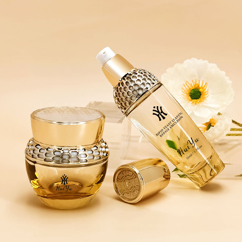 New product gold empty Skin care cosmetic set HY-2372
