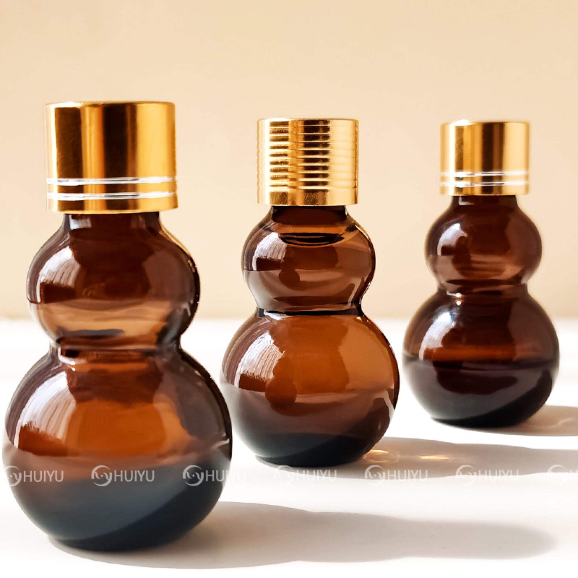 Kürbisförmige Glasflasche 20ml kreative Anpassung HY-1841