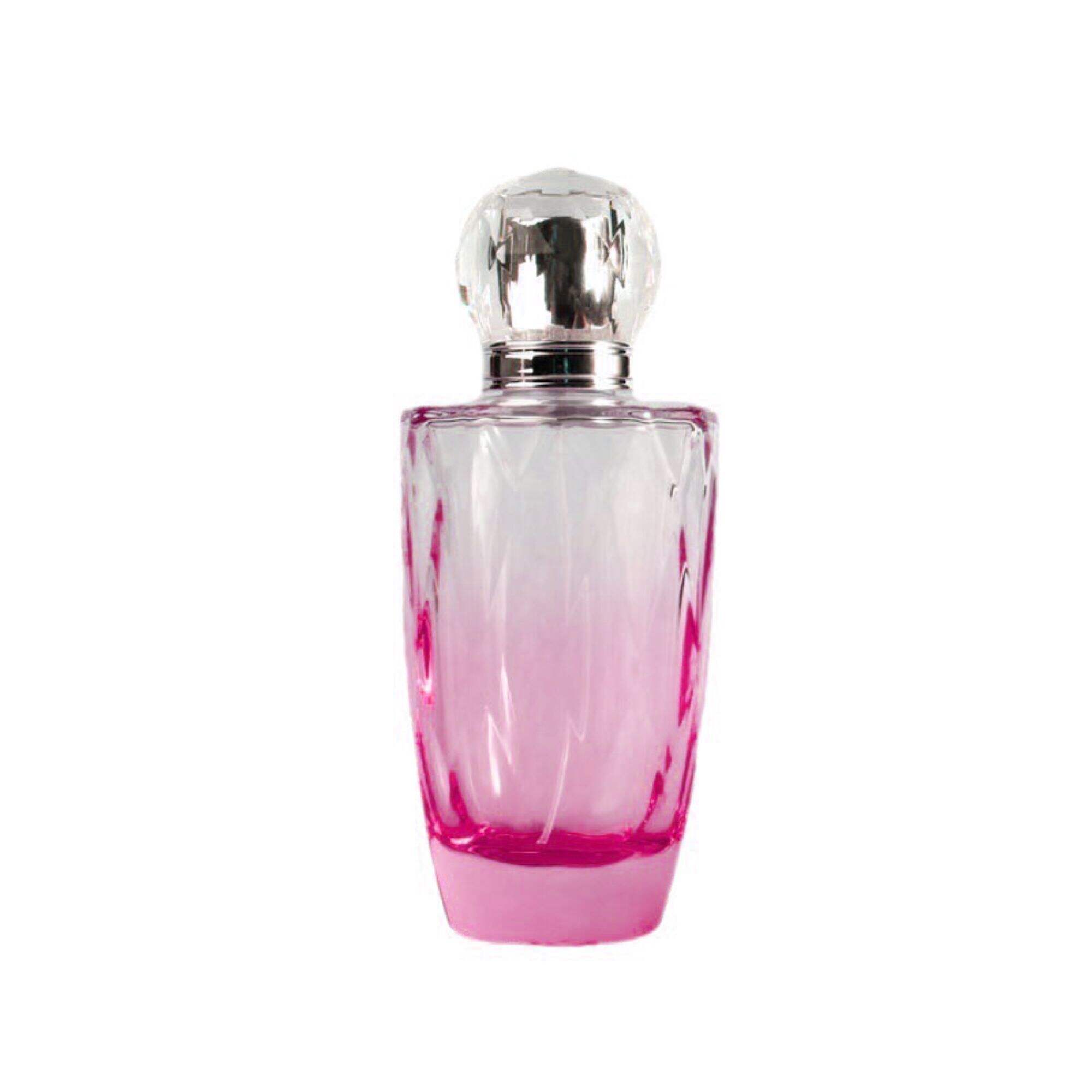Rosa Gradient Sprühnebel Parfümflasche Glas stabiler Boden HY-204