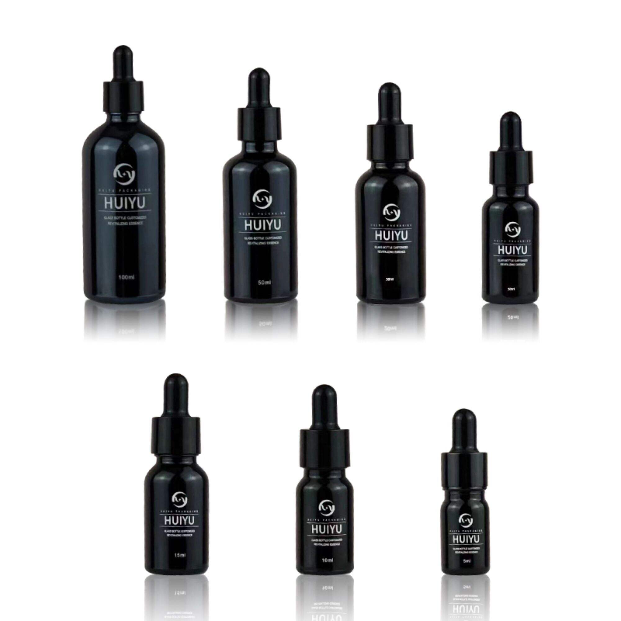 Klare Runde 5ml, 15ml, 30ml, 100ml Tropfenflaschen Mit Pipette HY-1802