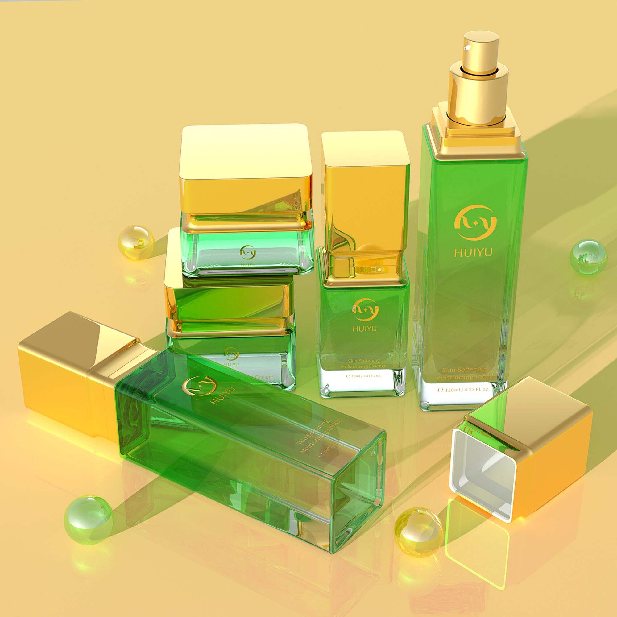 Luxuskosmetik Verpackung Cremeflaschen HY-2353