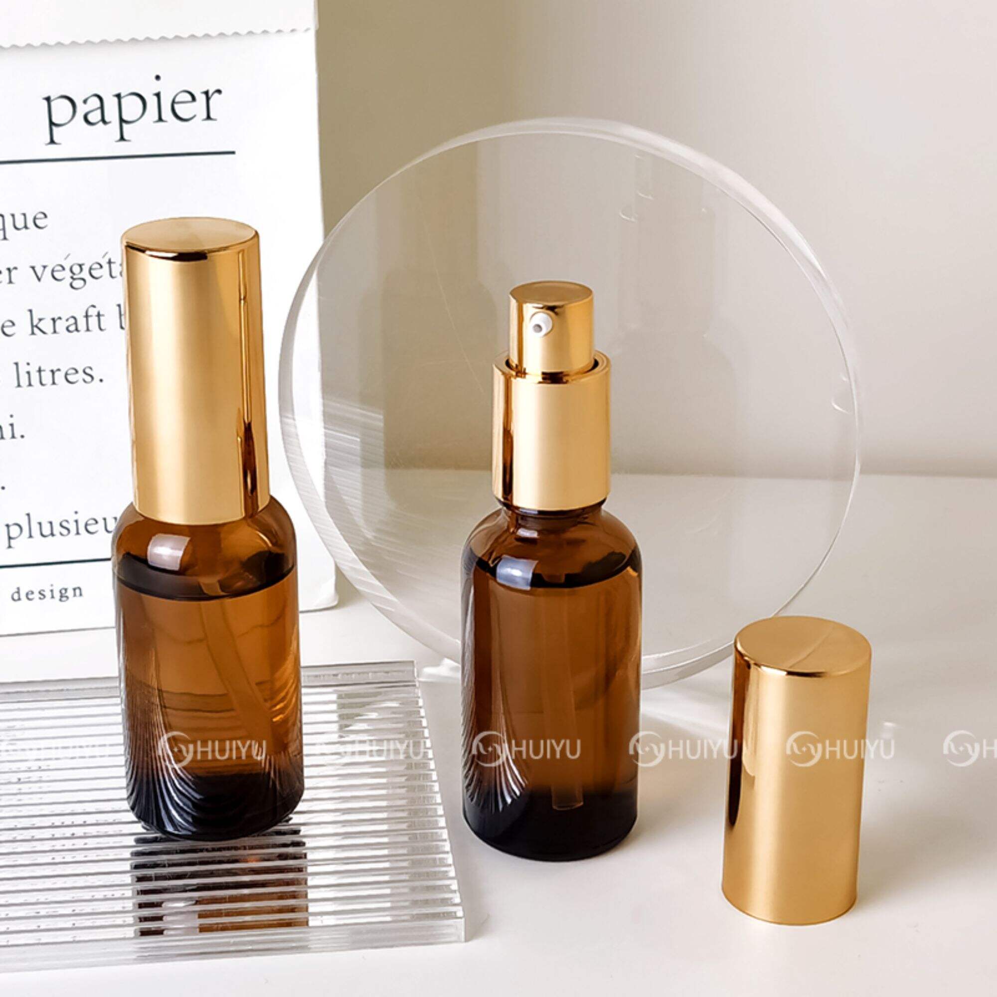 Klare Runde 5ml, 15ml, 30ml, 100ml Tropfenflaschen Mit Pipette HY-1802