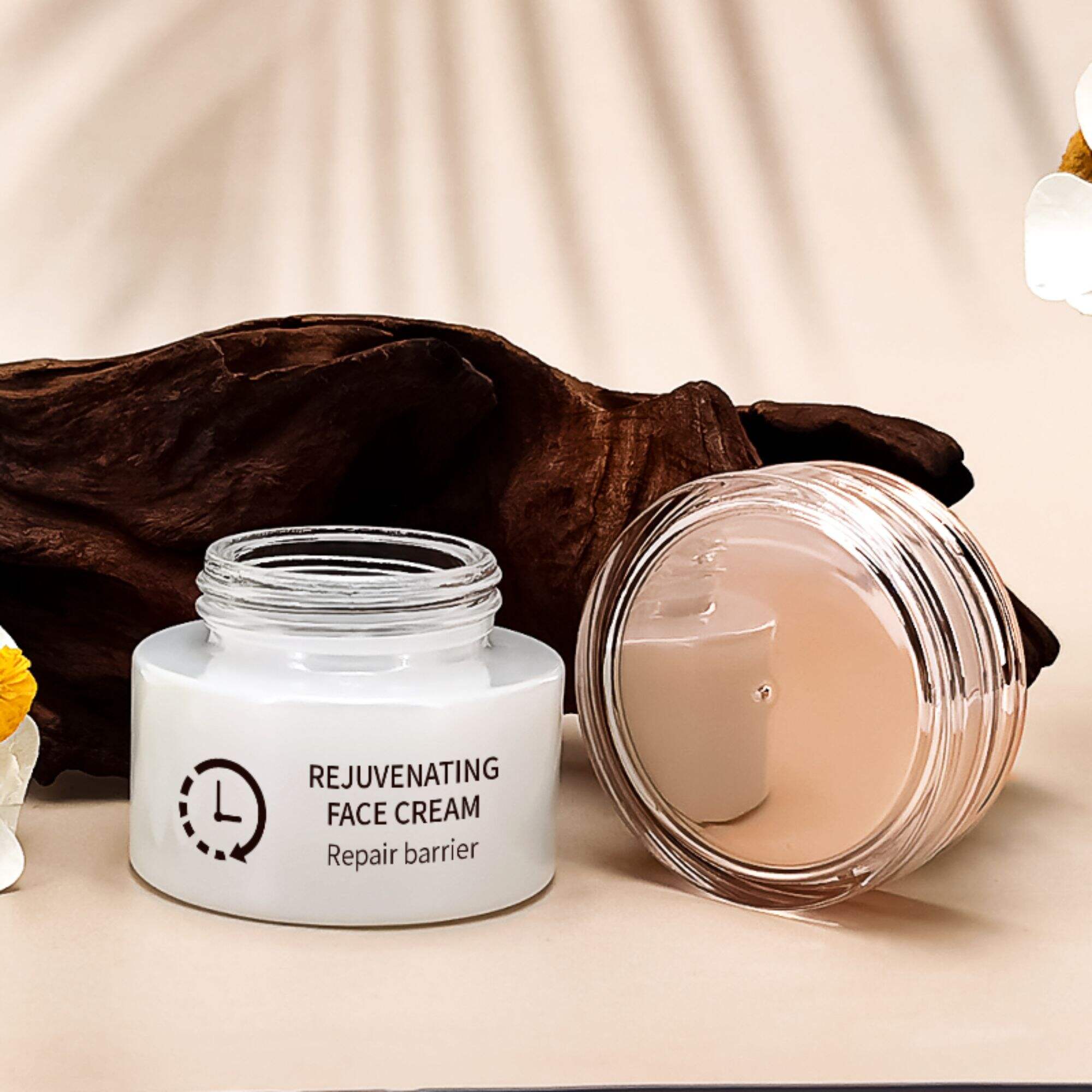 Hochwertige 1oz 20g 50g Glasdose maßgeschneidertes Glasflaschenset HY-2360