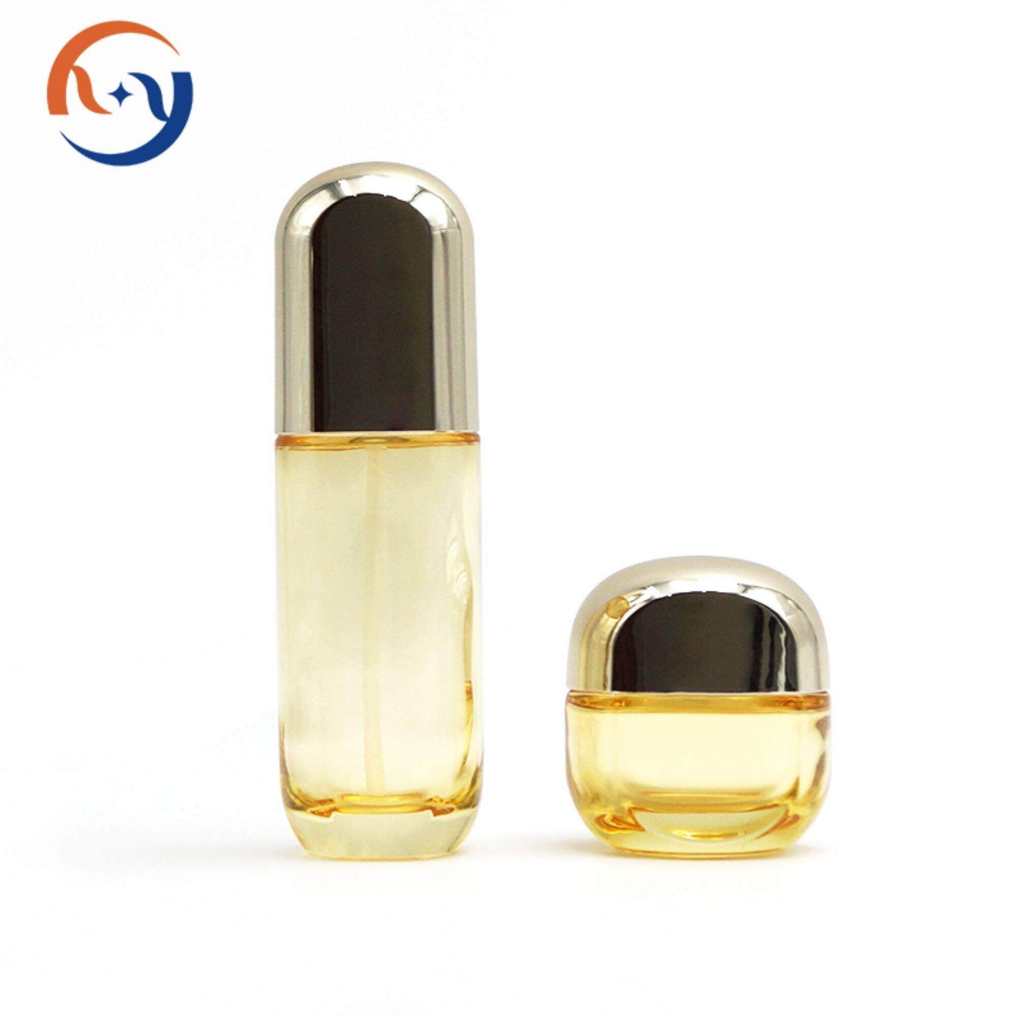 Beliebte Glas-Kosmetikset-Verpackung für Lotion HY-2373