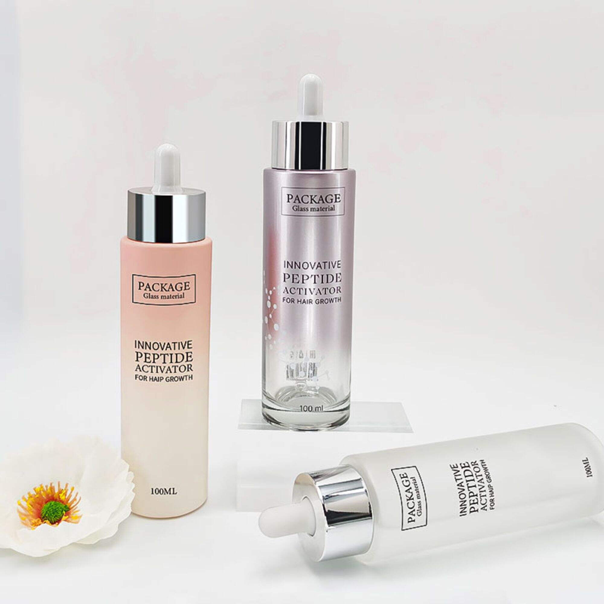 Vor-rätig einfache Glasflasche Set HY-2383