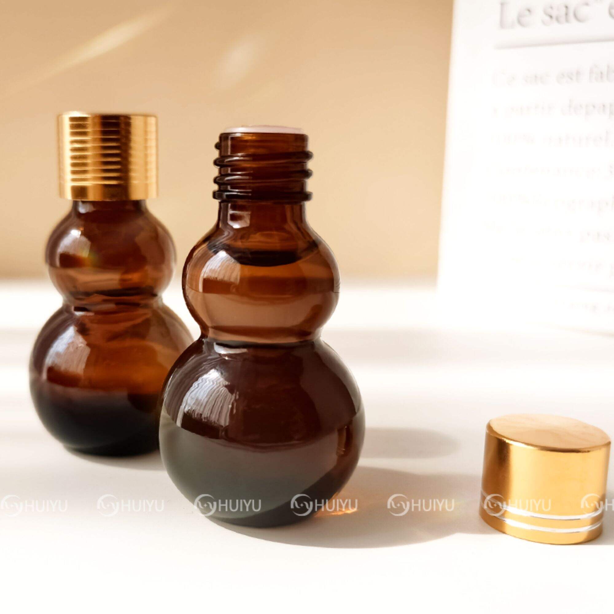 Kürbisförmige Glasflasche 20ml kreative Anpassung HY-1841