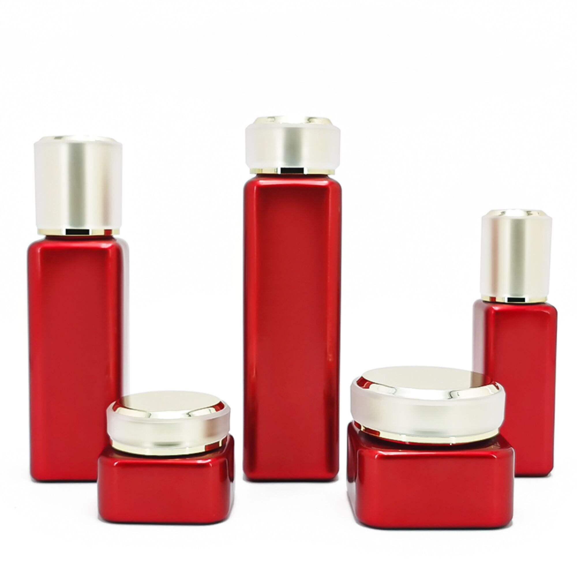 5Oz Red Empty Cosmetic Packaging Container HY-2316