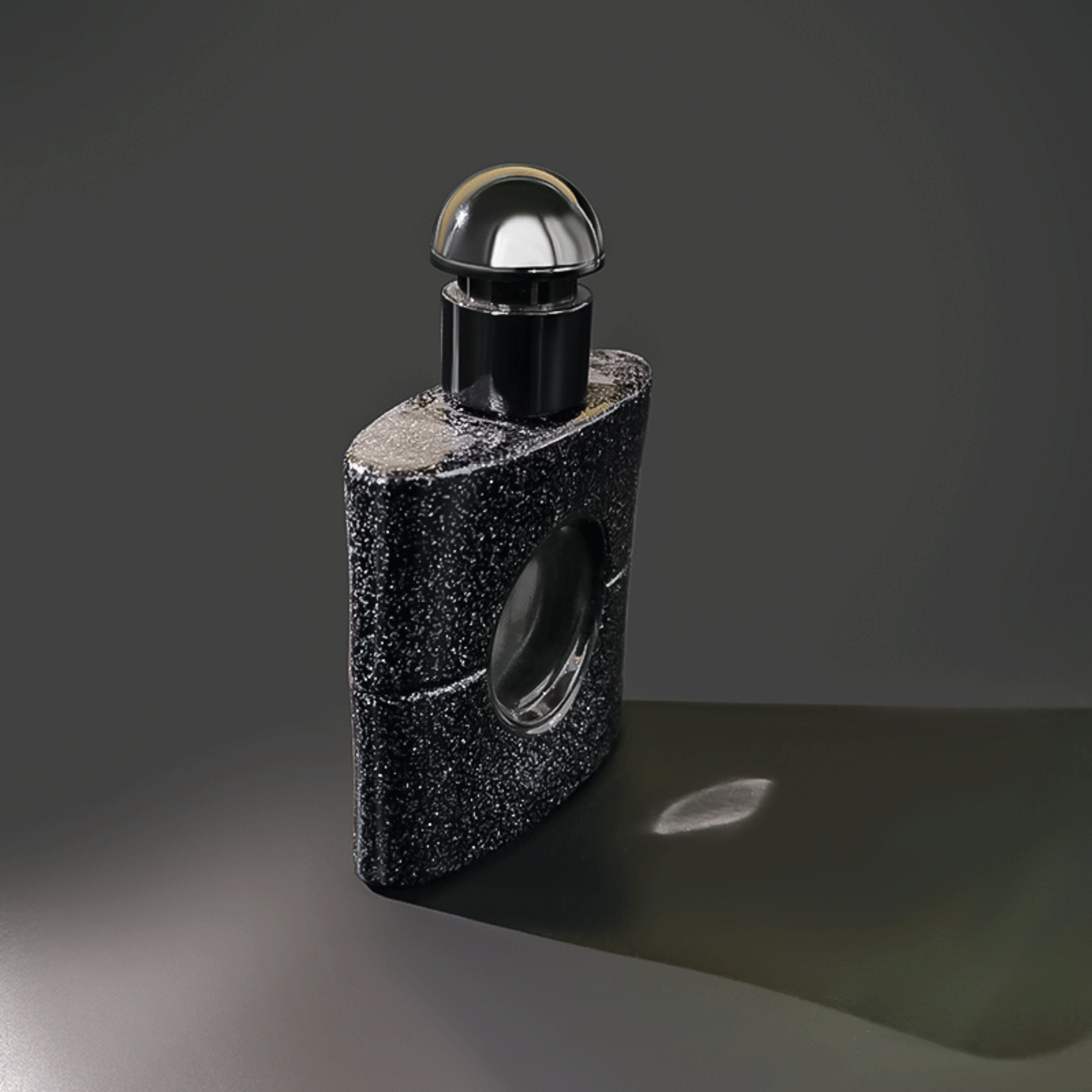 Elegante Glas Parfümflasche Kosmetik Leere Quadratische Flaschen HY-P311