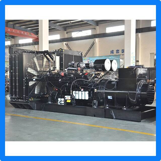 Portable diesel generator perfect for outdoor events or emergency situations