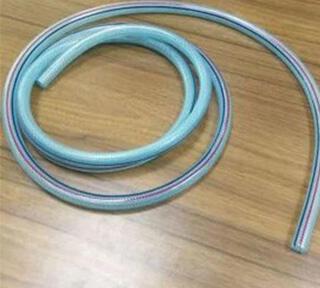 Tuyau de pulvérisation d'air tressé renforcé de fibres haute pression en plastique PVC