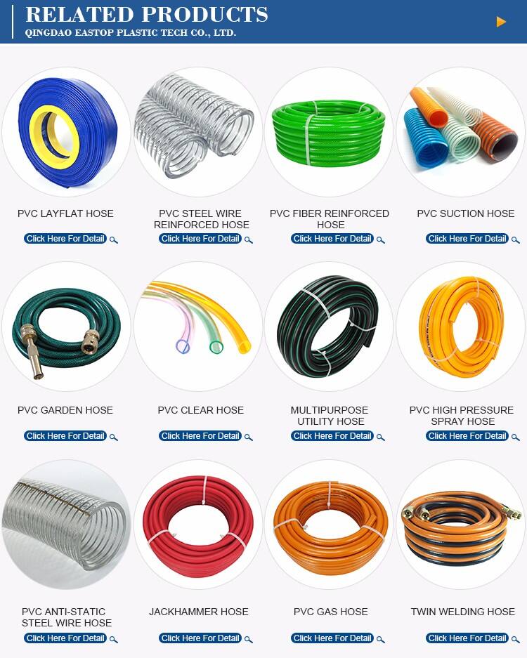 Vacuum Reinforced Food Grade PVC Steel Wire Hose, 6 8 10 15 inch Light weight and Transparent Spiral Reinforced Spring Pipe Tube supplier