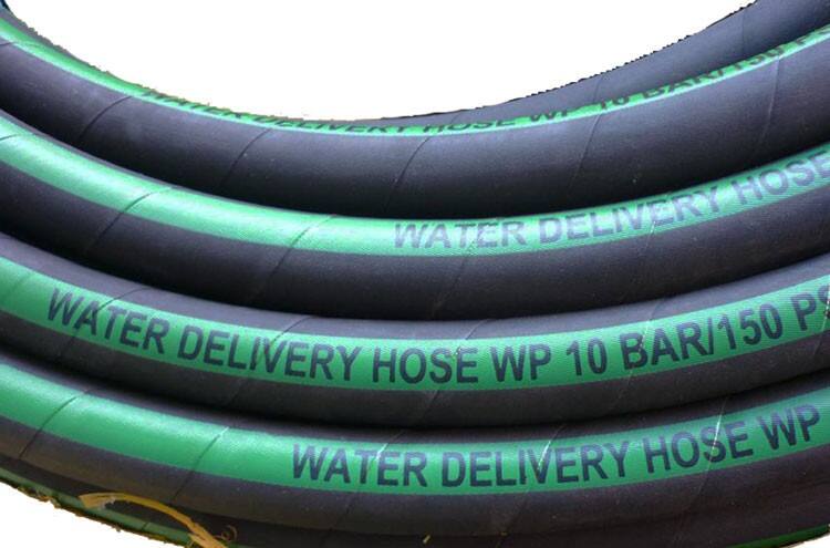 China factory 4 inch 100mm ID high pressure water discharge and suction rubber hose with Multi plies high tensile textile supplier