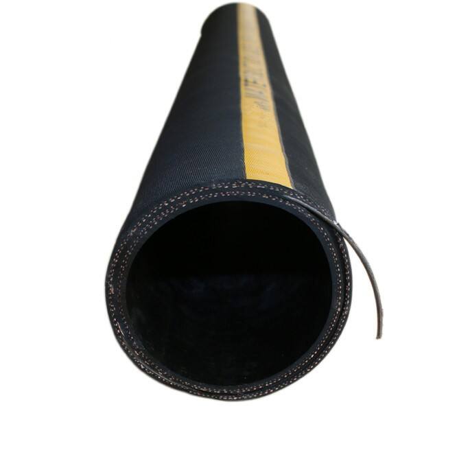 China factory 4 inch 100mm ID high pressure water discharge and suction rubber hose with Multi plies high tensile textile details