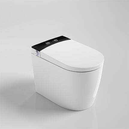 MB-08A Rimless smart toilet suite w/remote control gloss white