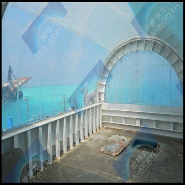 Immersing yourself in the artistry of an acrylic arch tunnel