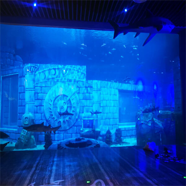 Watch Your Fish Swim in Style with the Modern Aquarium Acrylic Coffee Table