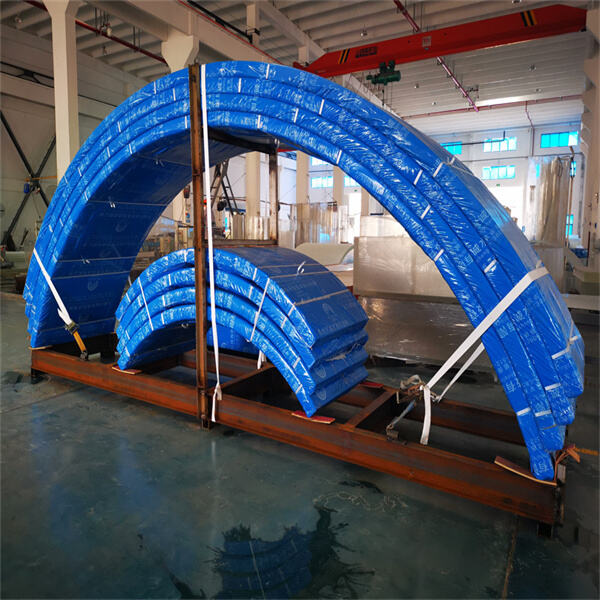 The acrylic fish tank stairway.