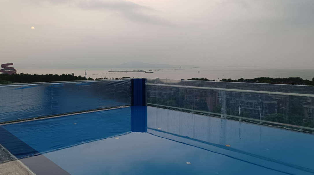 customized transparent outdoor acrylic glass swimming pool project manufacture