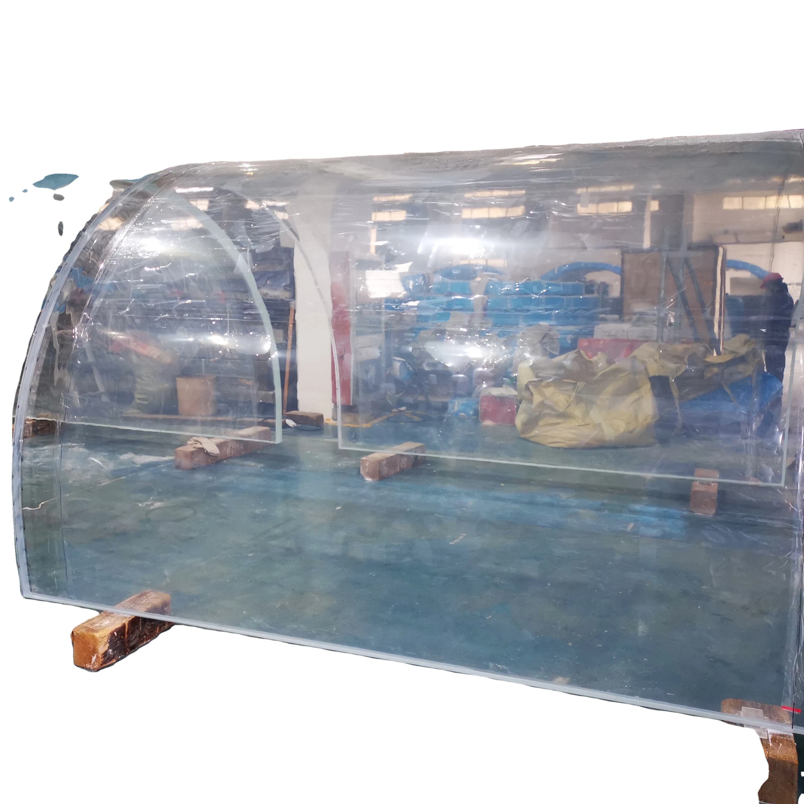 2024 factory customized acrylic glass tunnel aquarium project price factory