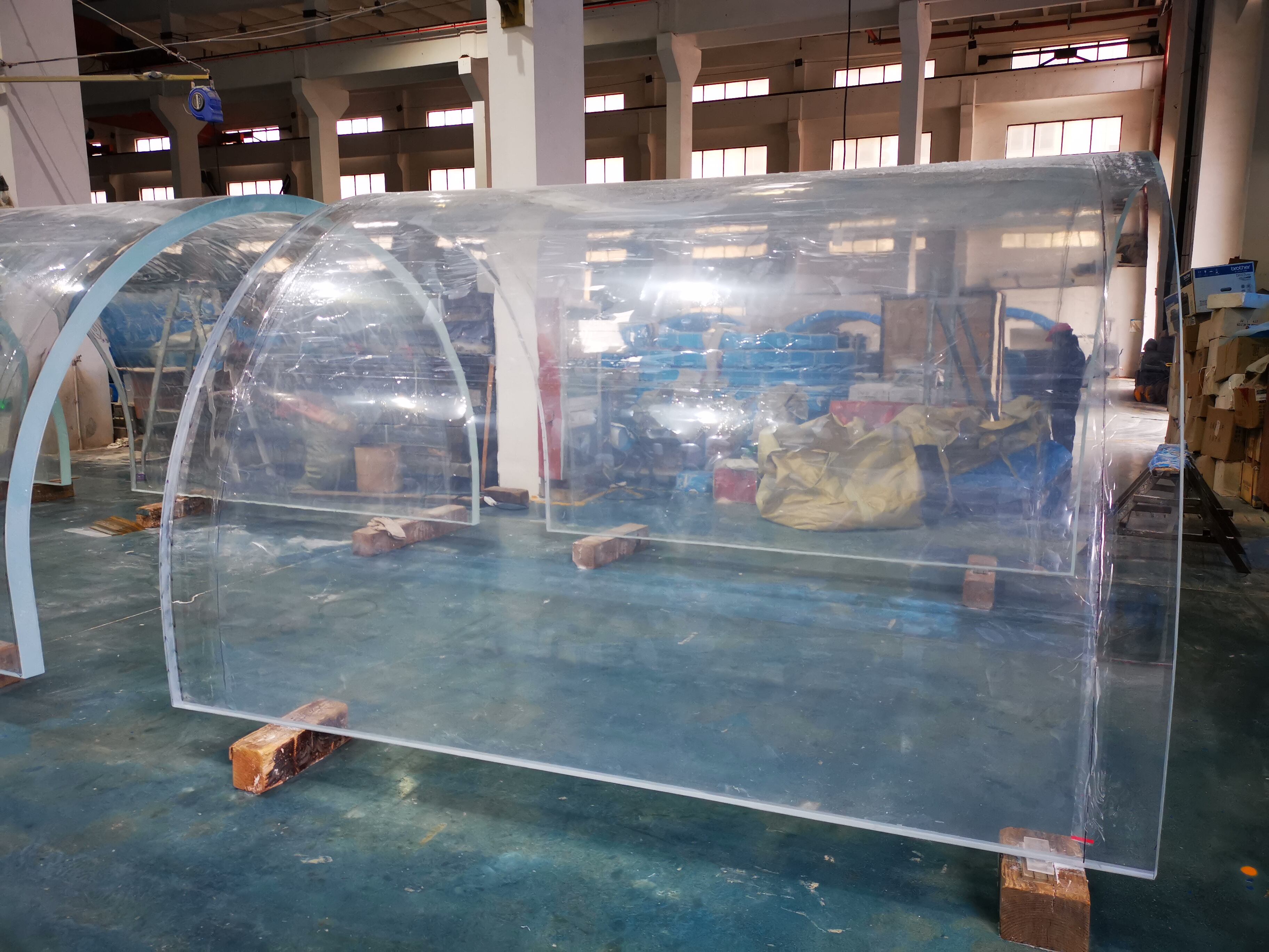 2024 factory acrylic glass tunnel aquarium project price factory