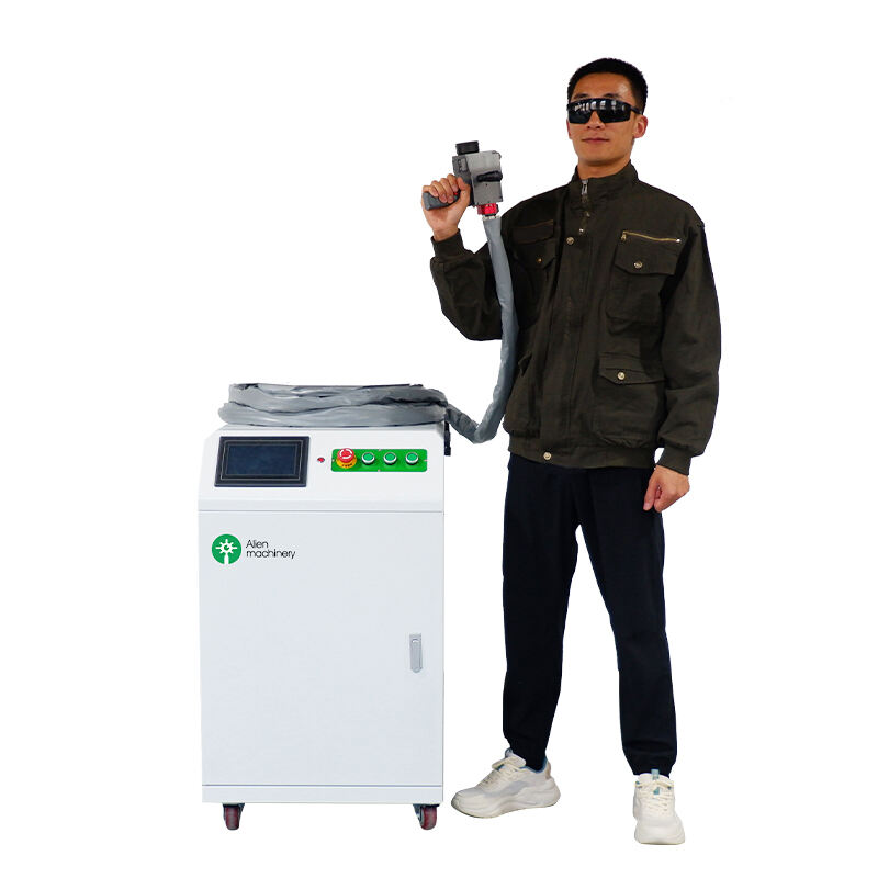 Máquina de limpeza a laser 500w portátil equipamento de remoção de ferrugem para limpeza a laser de pulso