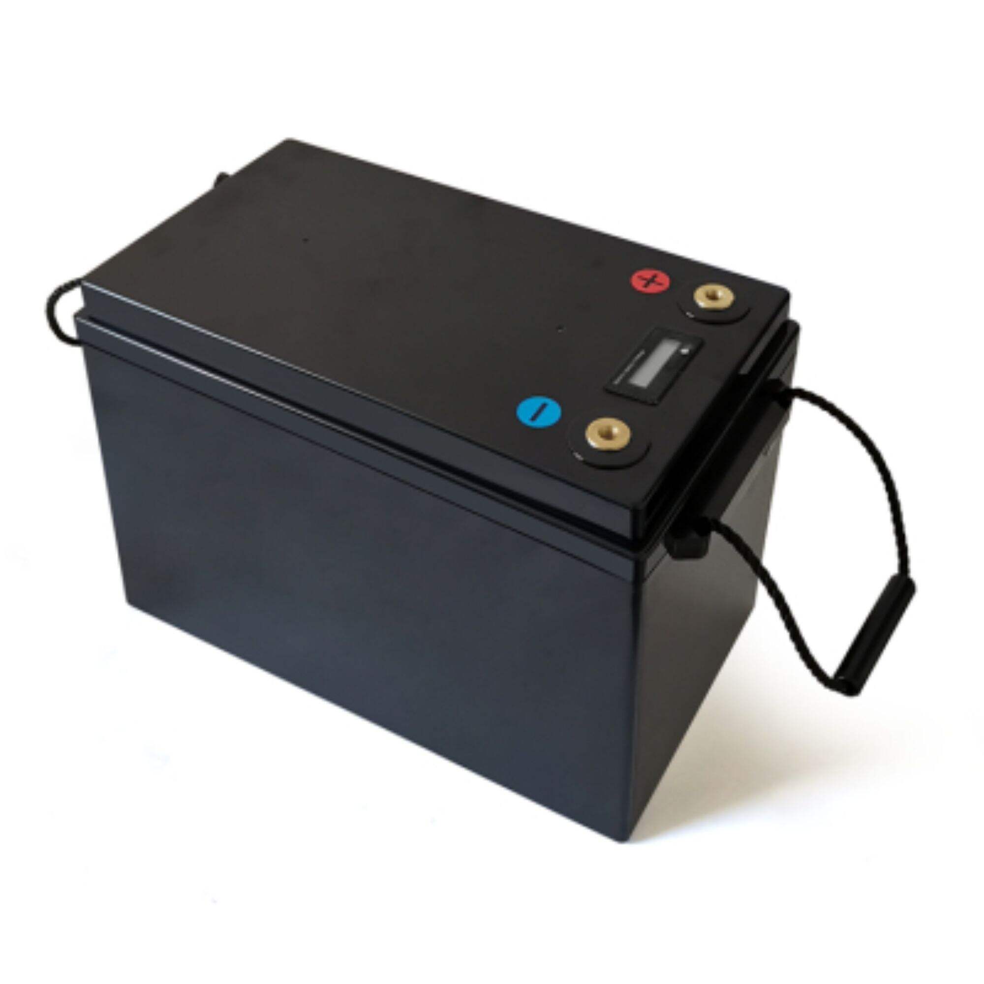 Leadyo Small Case Lithium 12V 200Ah Deep Cycle LiFePO4 Battery RV Motorhomes Backup Deep Cycle Battery
