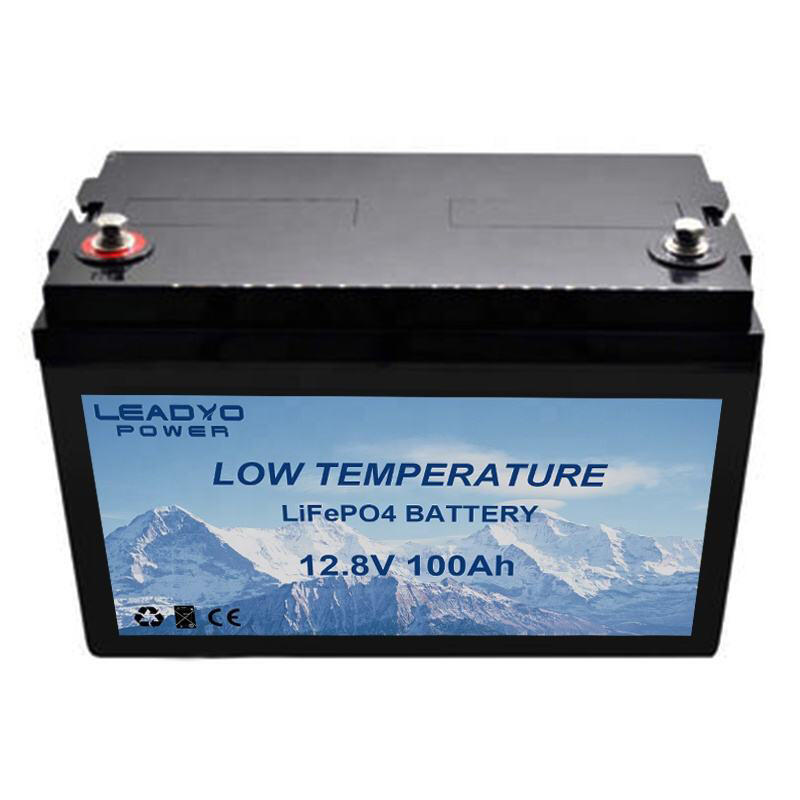 Low Temperature Heated LiFePO4 12V 100Ah  LiFePO4 Battery12.8V