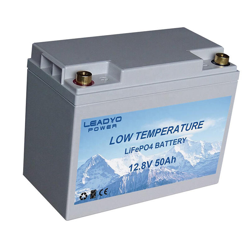 Smart 12V 50Ah LiFePO4 Battery Cold Weather Resistant With Low Temperature Heating For RVs