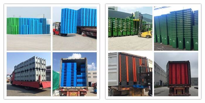 Heavy Duty Stackable Plastic Pallet Food Grade Euro Plastic Pallet