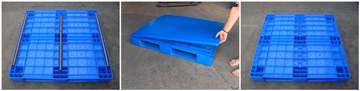 Heavy Duty Stackable Plastic Pallet Food Grade Euro Plastic Pallet