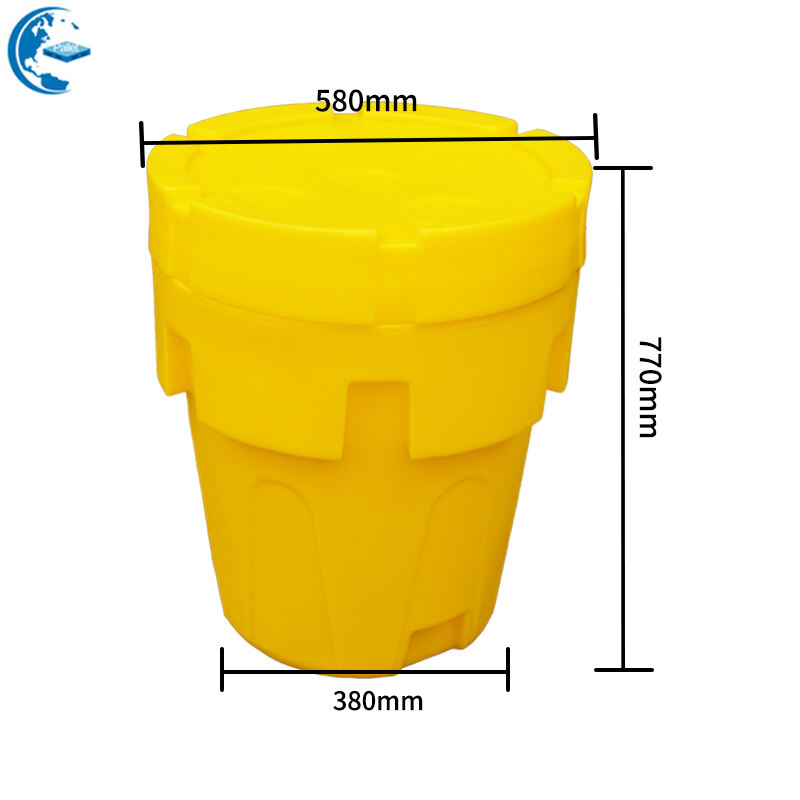 palet tumpahan kontainer ibc 95 Galon overpack drum penyelamat lemari tumpahan Kit Pencegahan Tumpahan untuk pemasok industri kimia