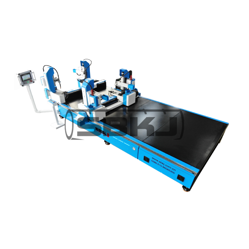 Four Gun Automatic Angle Iron Flange Welding Machine