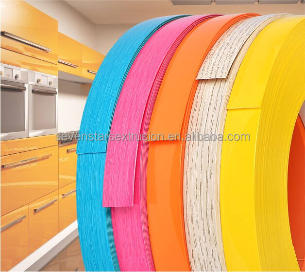 SEVENSTARS Three calendar PVC edge banding making machine details